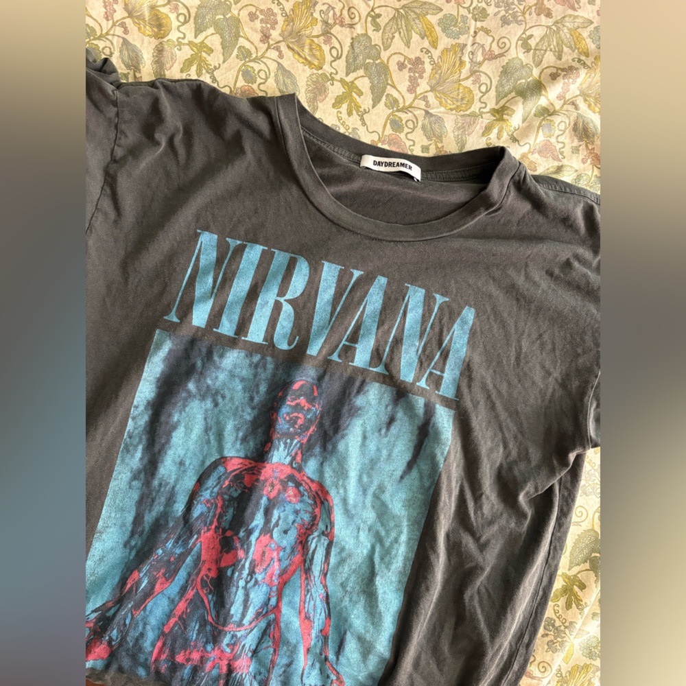 Daydreamer Nirvana Charcoal Graphic Tee